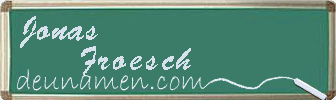 Jonas Froesch Visitenkarte